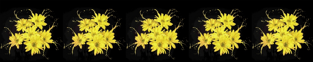 Кухненски гръб Цветя 076